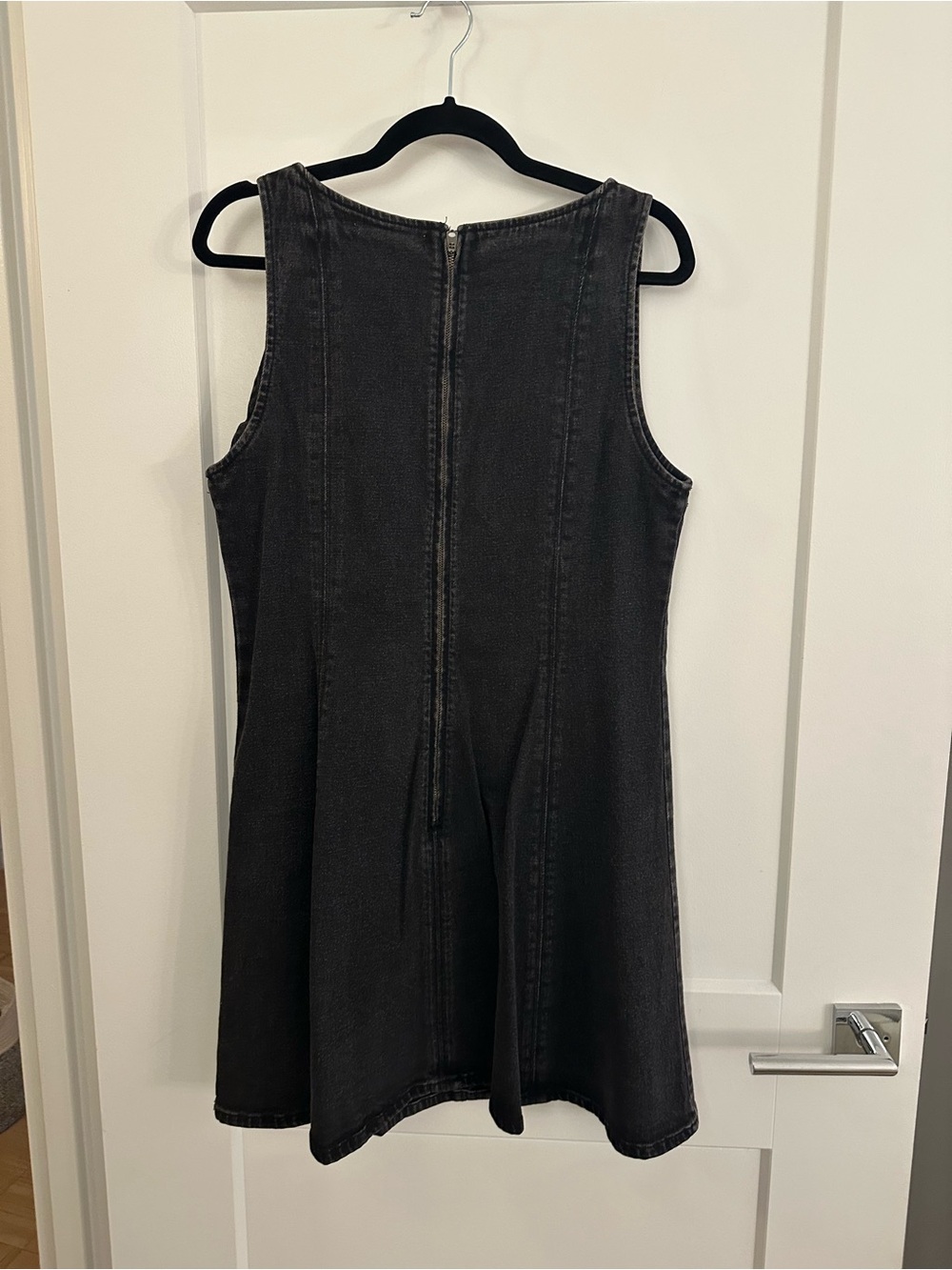 Abercrombie & Fitch Black Denim Mini Dress - Picture 3 of 6